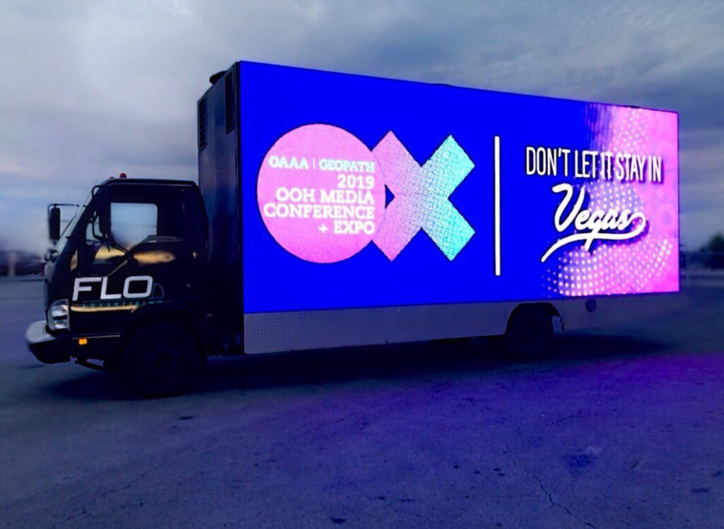 ooh media conference & expo billboard truck