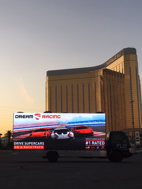 dream racing billboard truck